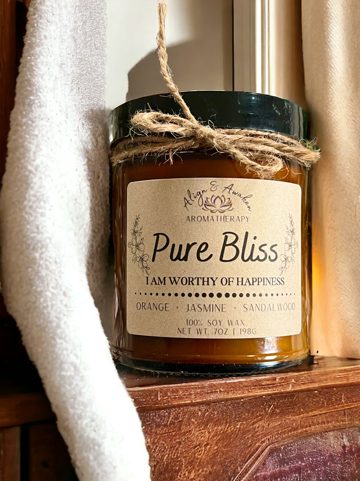 Pure Bliss Affirmation Soy Candle - Uplifting