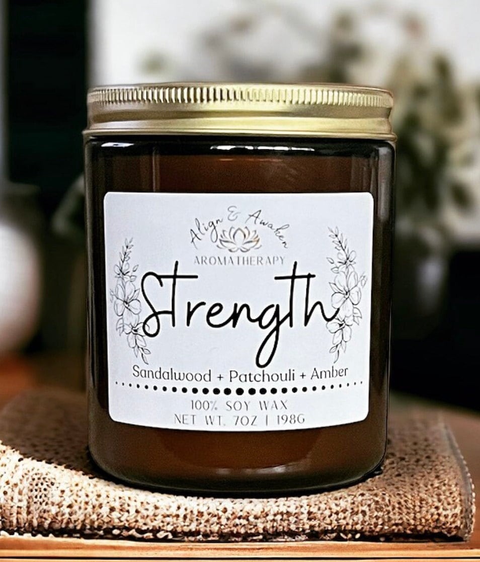 Strength Aromatherapy Soy Candle