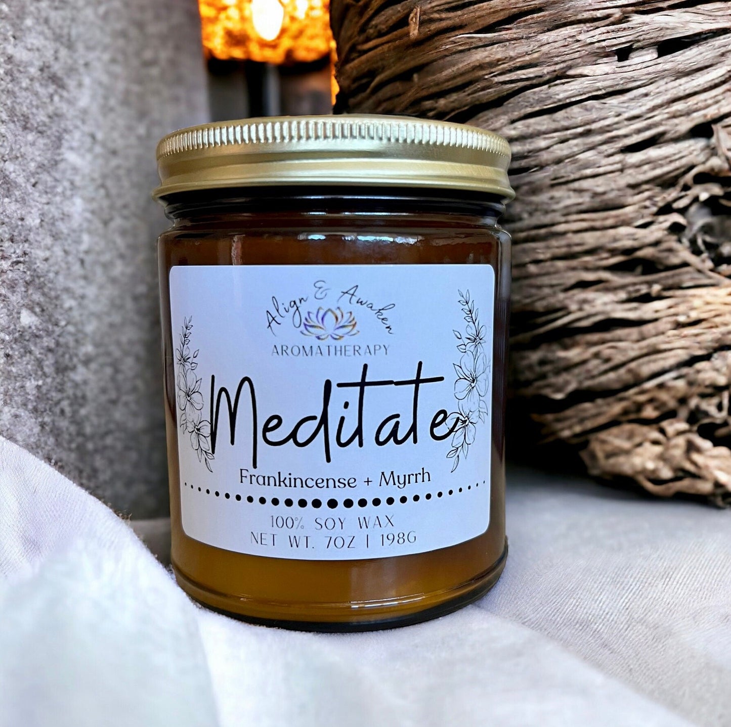 Meditate Aromatherapy Soy Candle