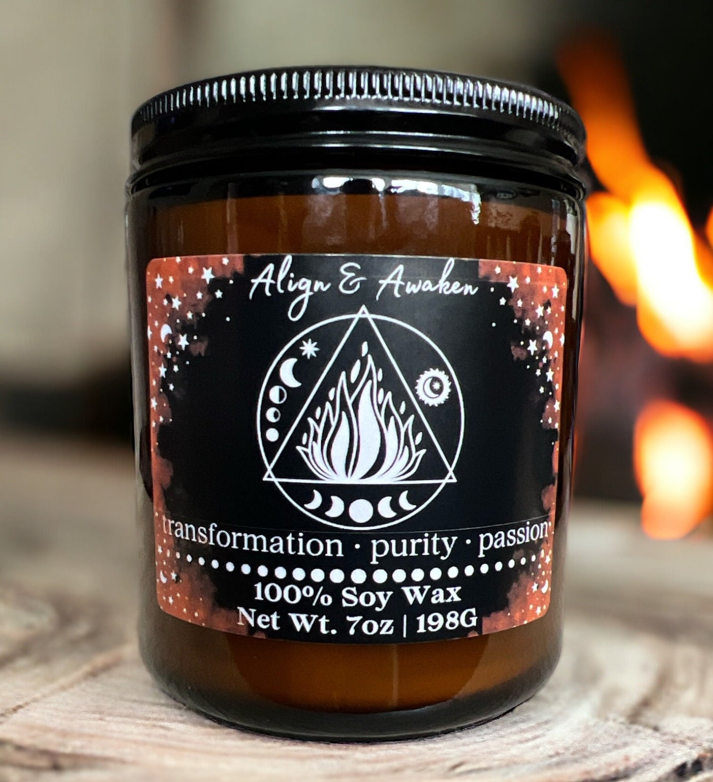 Fire Elemental Soy Candle