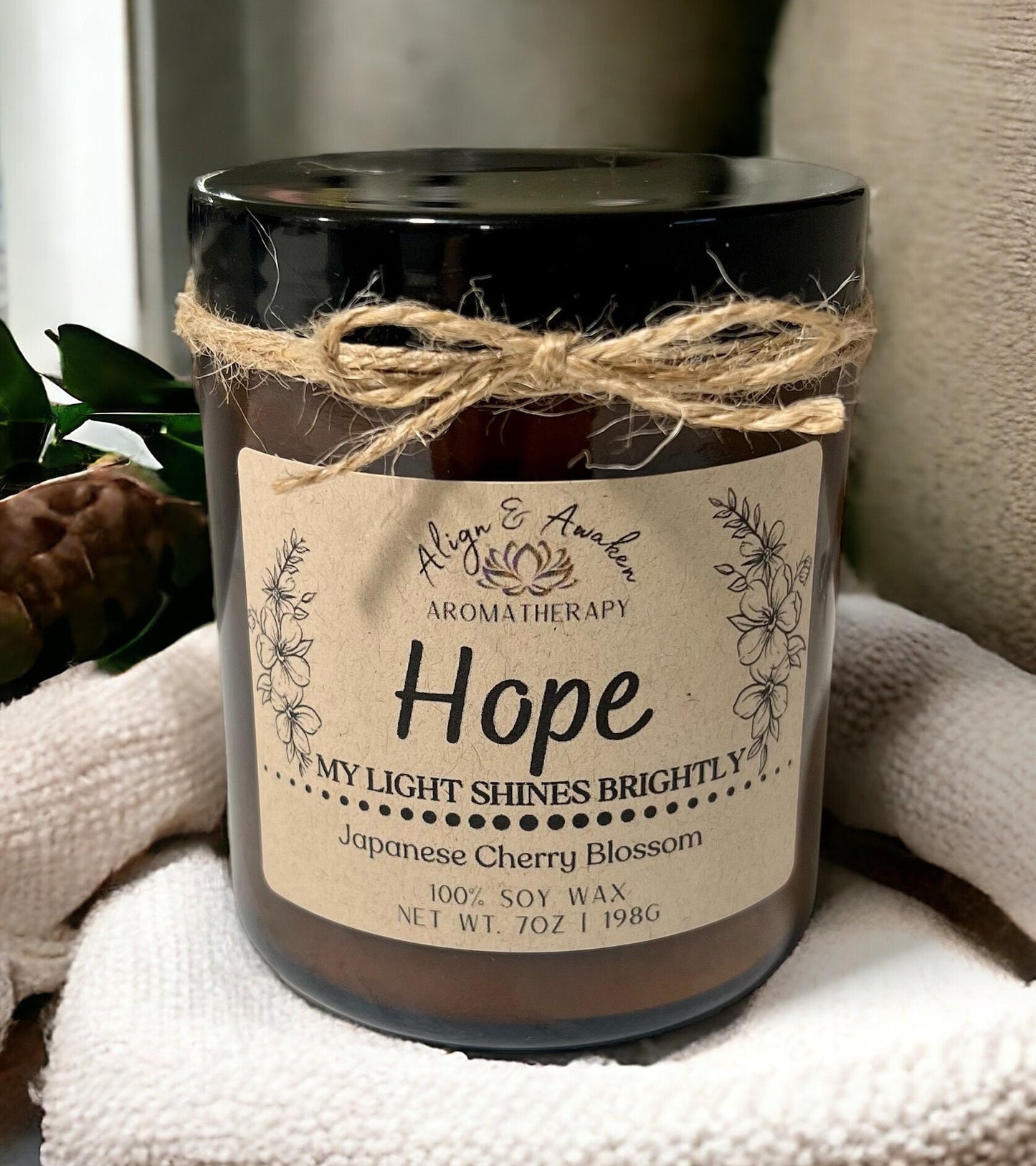 Hope Affirmation Soy Candle -Positivity and Encouragement